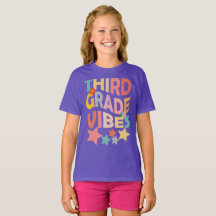 Third Grade Vibes For Girls Boys 3rd Grade Teacher