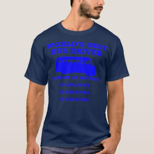 Camiseta Thirt Clássica do Melhor Driver de Barramento do M