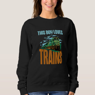 Camiseta This Boy Loves Trains Train Boys