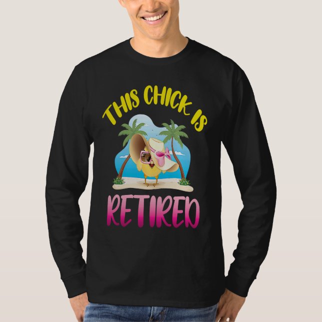Camiseta This Chick is Retired  1 (Frente)