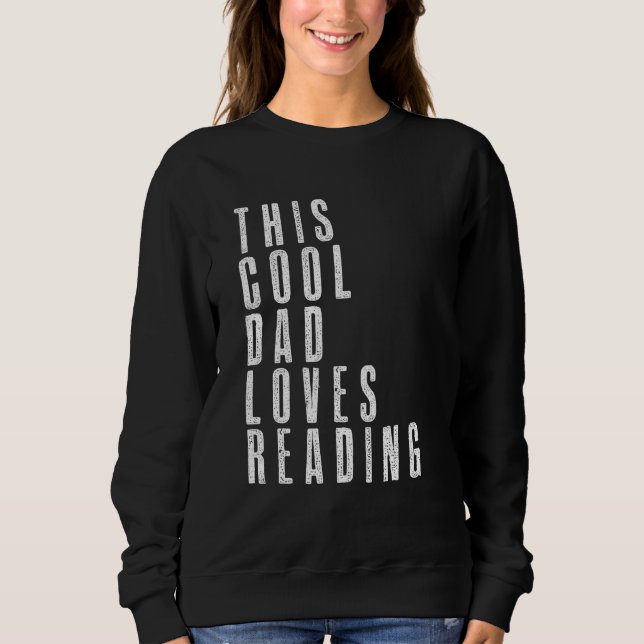 Camiseta This Cool Dad Love Reading Enthusiast Bookaholic F (Frente)