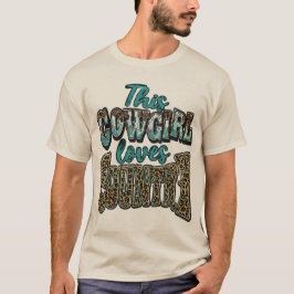 Camiseta This Cowgirl Loves Country Western Leopard Print