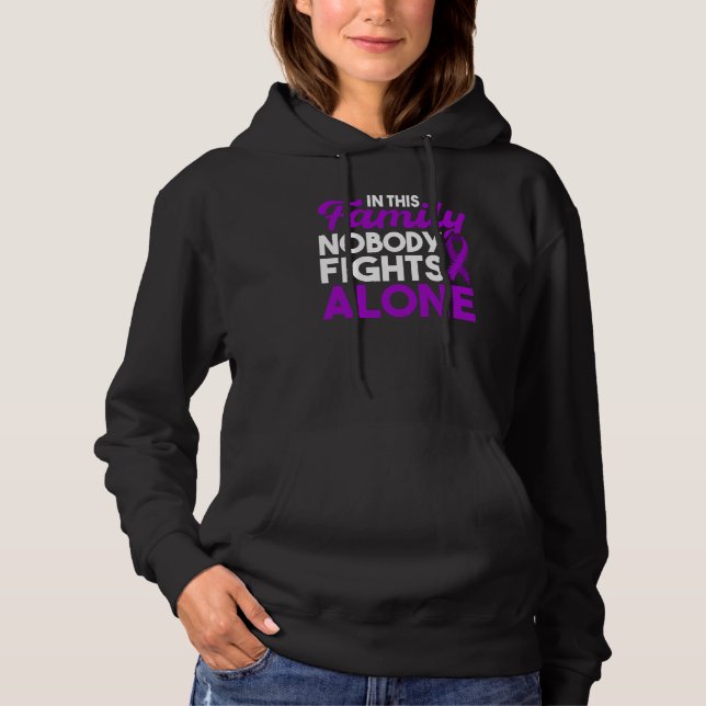 Camiseta This Family Nobody Fights Alone Epilepsy Awareness (Frente)