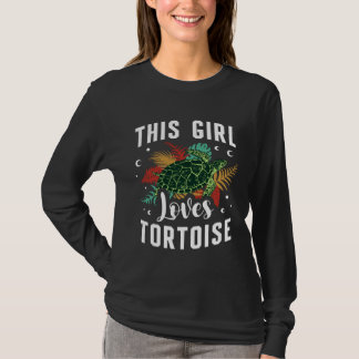 Camiseta This Girl Loves Tortoise Sea Turtle  Marine Biolog
