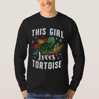 Camiseta This Girl Loves Tortoise Sea Turtle  Marine Biolog