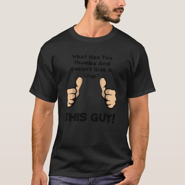 Camiseta This Guy No Crap Funny vintage (Frente)