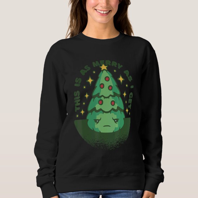 Camiseta This Is As Merry As I Get  Christmas Quote (Frente)