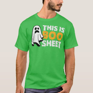 Camiseta This Is Boo Sheet Funny Boo Ghost Halloween Party 