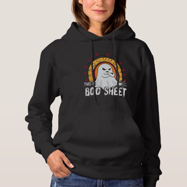 Camiseta This is boo sheet ghost retro halloween costume me (Frente)