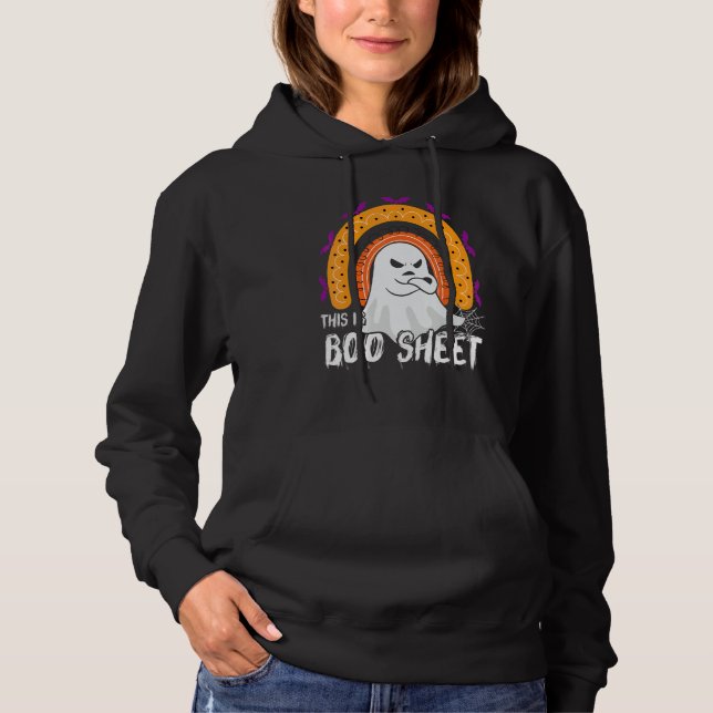 Camiseta This is boo sheet ghost retro halloween costume me (Frente)