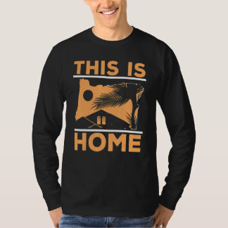 Camiseta This Is Home Oregon USA State America Travel Orego