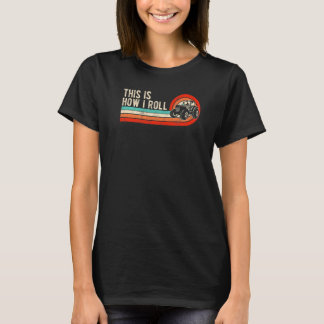 Camiseta This is How I Roll Vintage Tractor Retro Sunset Fa