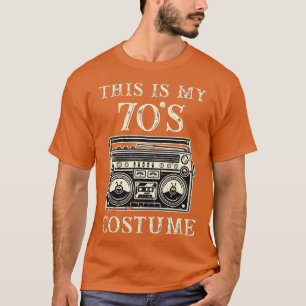 Camiseta This Is My 70s Costume 70s Party Cassette Retro Vi