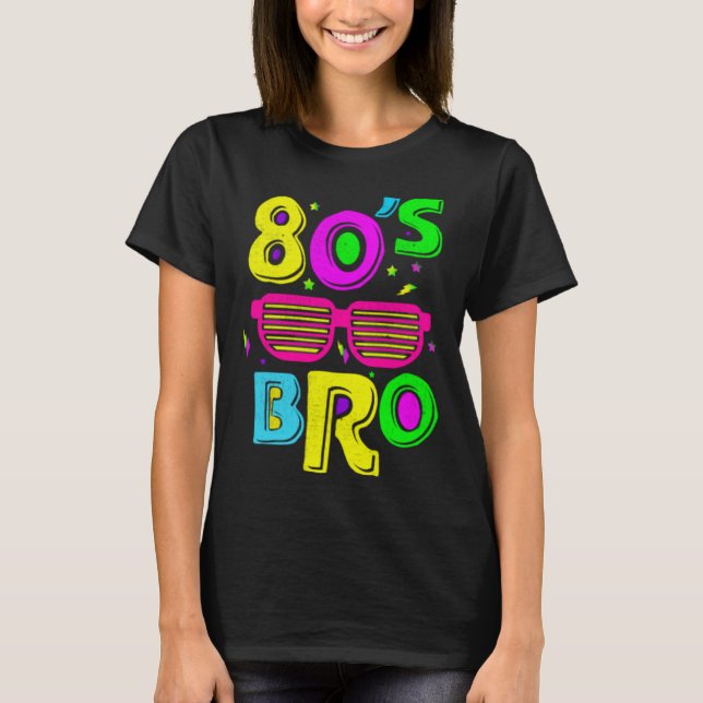 Camiseta This Is My 80s Bro  Party Family Apparel and More (Frente)