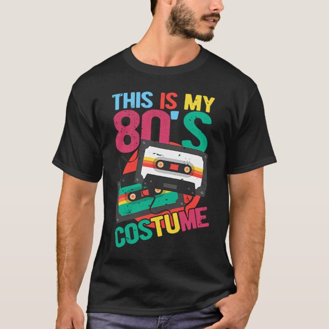 Camiseta This Is My 80's Costume  Cassette 80's Music (Frente)