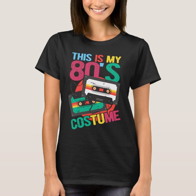 Camiseta This Is My 80's Costume  Cassette 80's Music (Frente)
