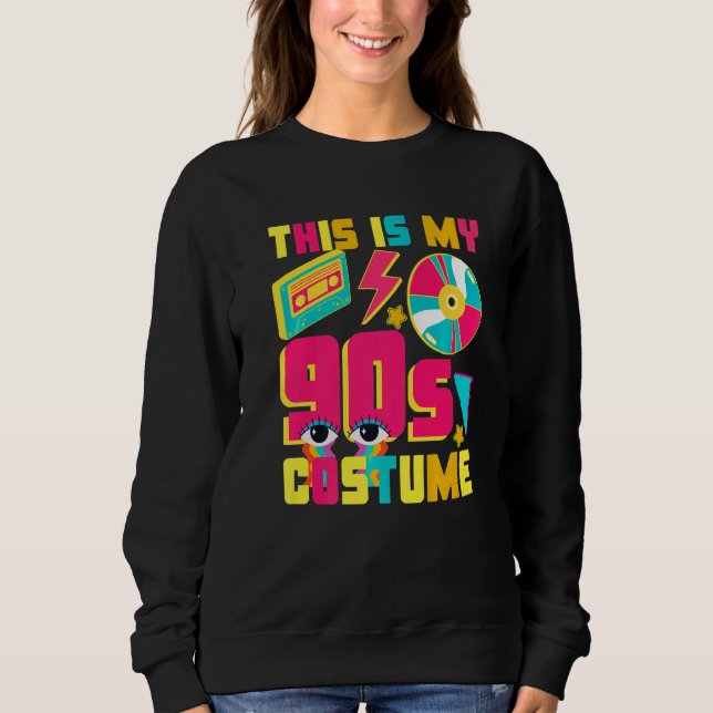 Camiseta This Is My 90s Costume Retro 90s Theme Party Ninet (Frente)