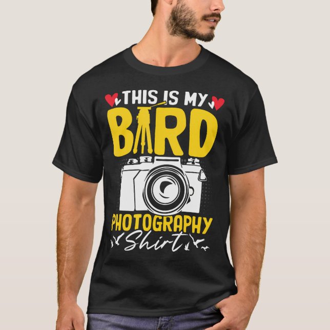 Camiseta This Is My Bird Photography Funny Snapshot Camera  (Frente)