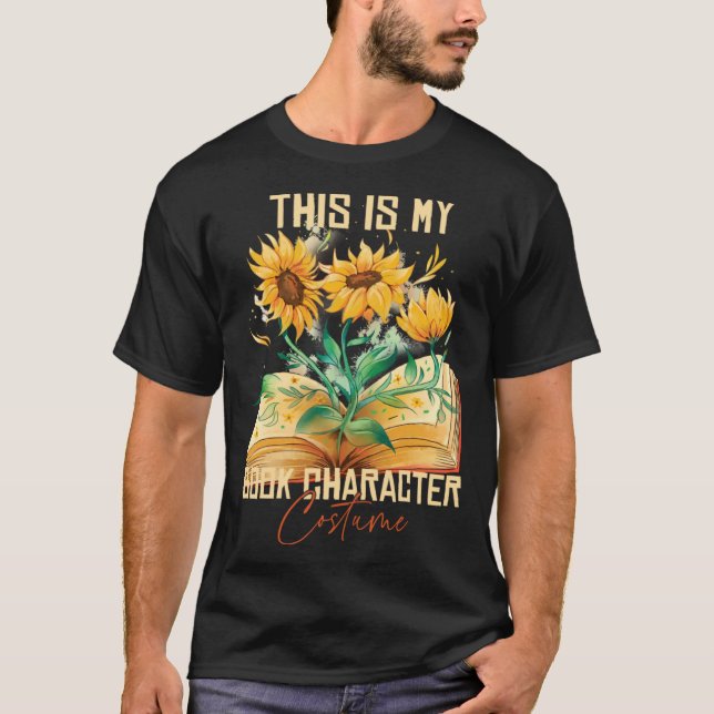 Camiseta This Is My Book Character Costume  Reading Quote   (Frente)