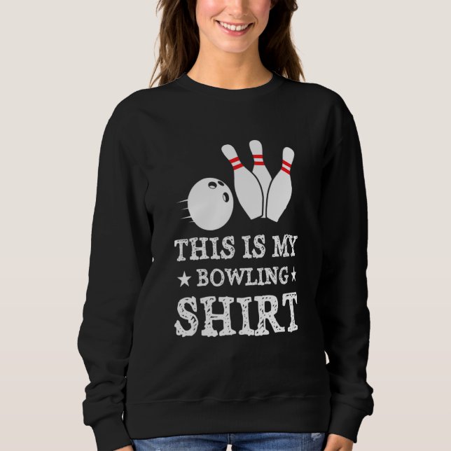 Camiseta This Is My Bowling Shirt Bowling Bowling Player Bo (Frente)