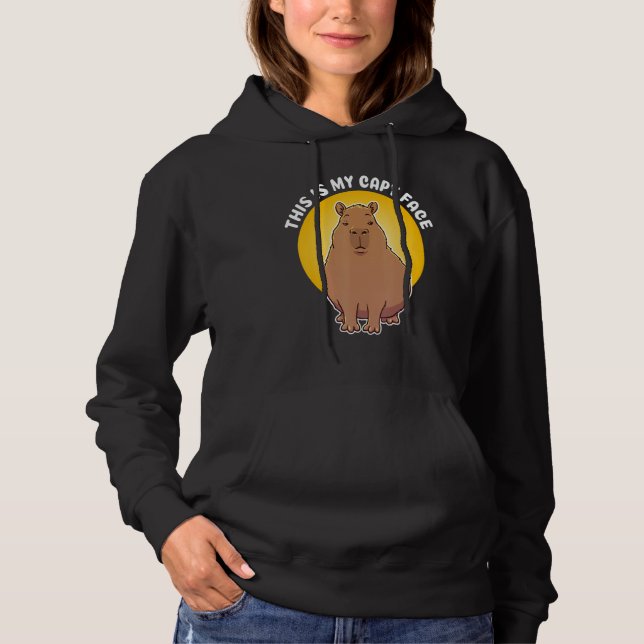 Camiseta This is my Capy face Quote  Animal Cute Capybara (Frente)