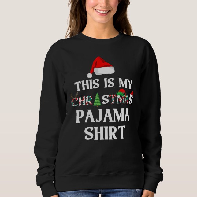 Camiseta This is My Christmas Pajama   Christmas love (Frente)