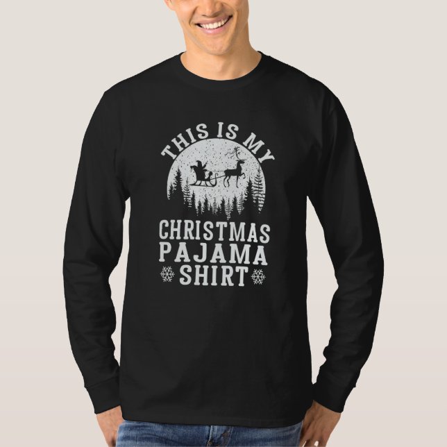 Camiseta This Is My Christmas Pajama   Christmas Xmas Party (Frente)