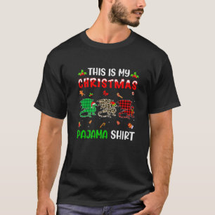 Camiseta This Is My Christmas Pajama Dragon Xmas Tree Anima