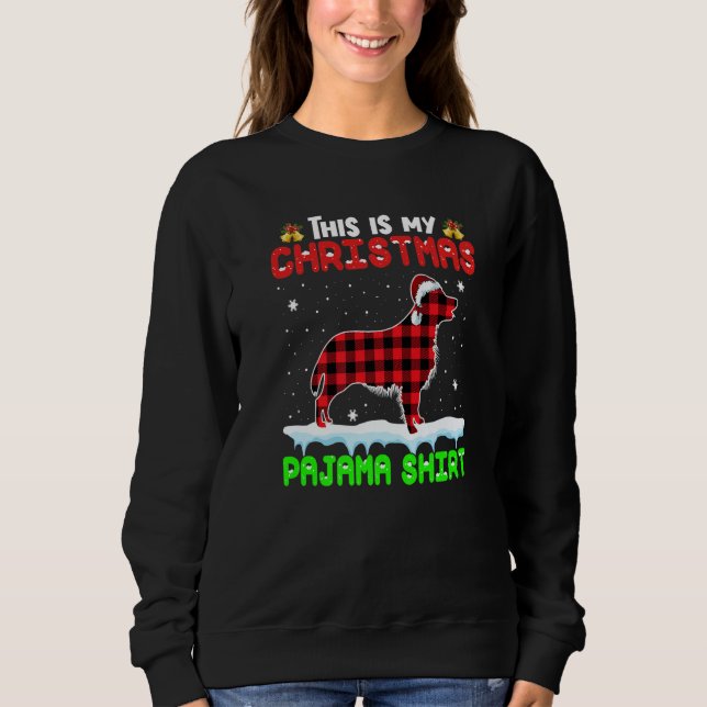 Camiseta This Is My Christmas Pajama  Golden Retriever Dog (Frente)