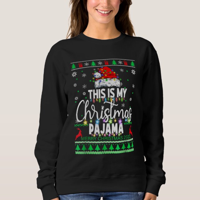 Camiseta This Is My Christmas Pajama  Lights Men Women Kid  (Frente)