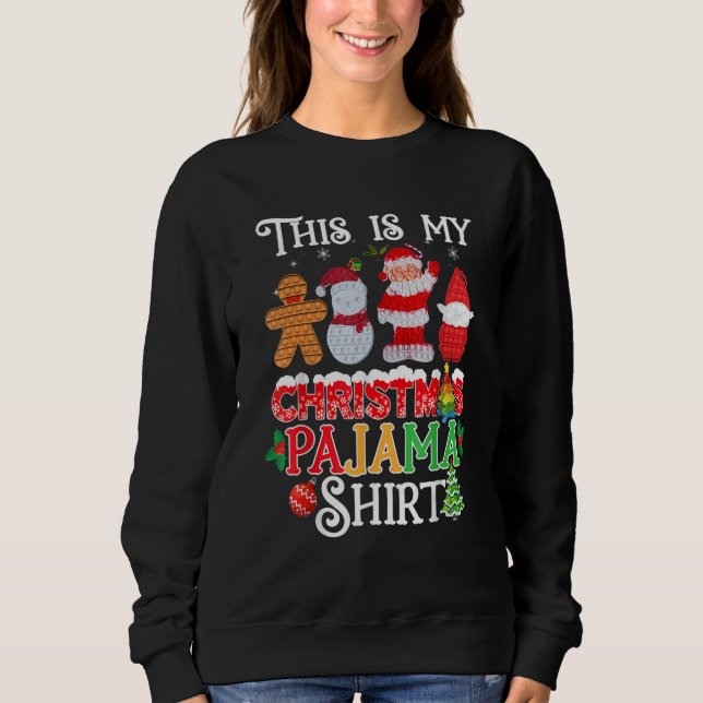 Camiseta This Is My Christmas Pajama   Pop it Xmas Pajamas (Frente)