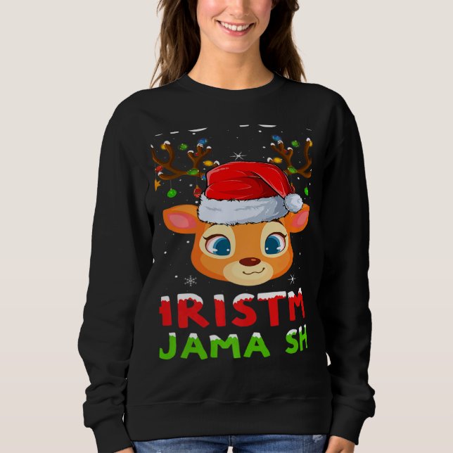 Camiseta This Is My Christmas Pajama Santa Reindeer Xmas (Frente)