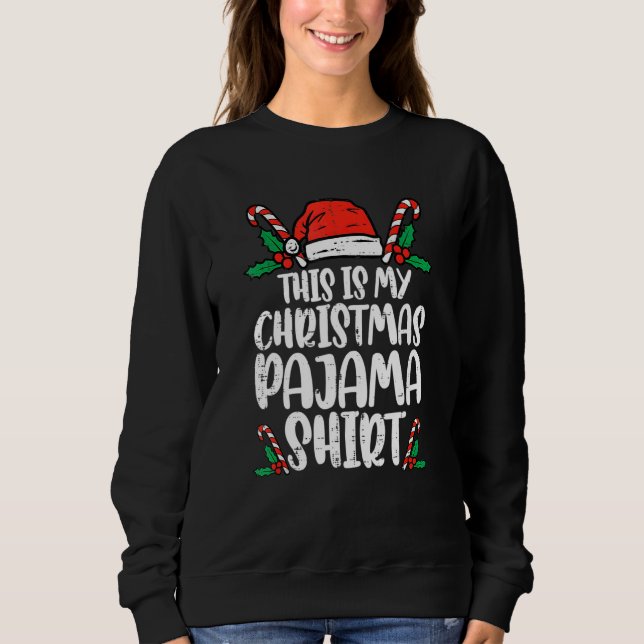 Camiseta This Is My Christmas Pajama   Santa Xmas Holiday 1 (Frente)