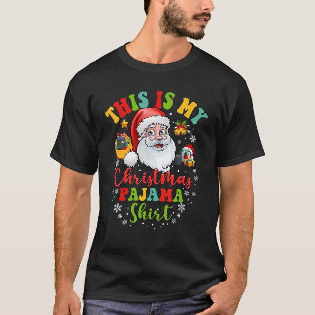 Camiseta This Is My Christmas Pajama   Santa Xmas PJs Men W (Frente)