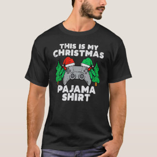 Camiseta This Is My Christmas Pajama  Video Games Boys Men 
