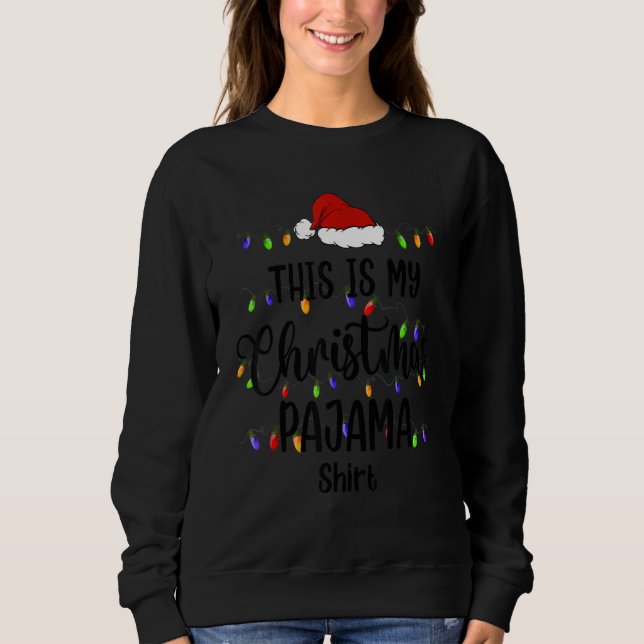 Camiseta This Is My Christmas Pajama   Xmas PJs Men Women (Frente)