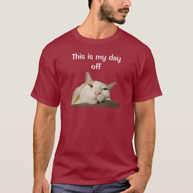 Camiseta This is my Day Off Cat (Frente)