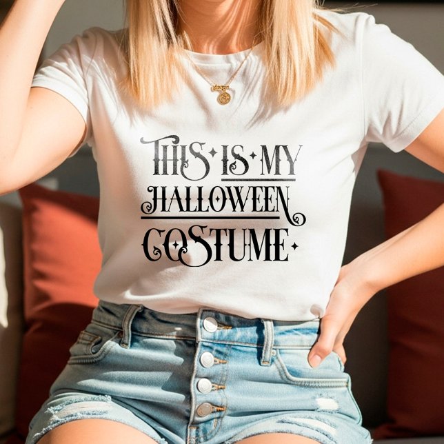 Camiseta This Is My Halloween Costume | Funny Easy  (Criador carregado)