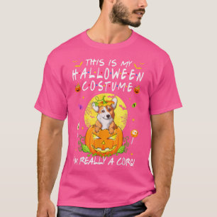 Camiseta This Is My Halloween Costume I'm Really A Corgi Do