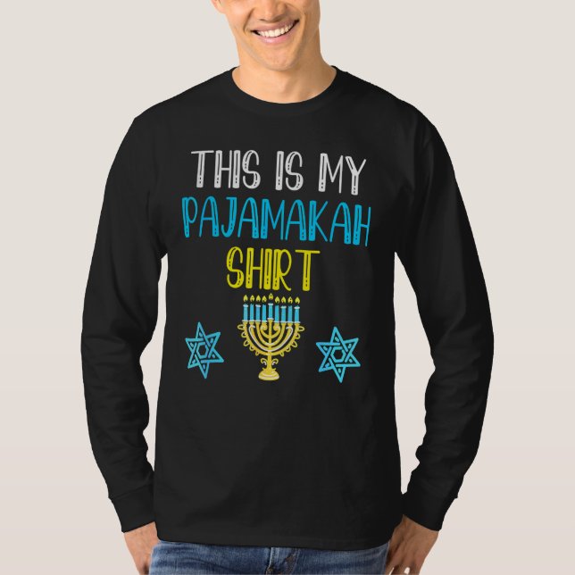 Camiseta This Is My Hanukkah Pajamakah Hanukkah  Pajama (Frente)