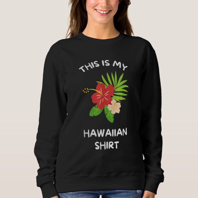 Camiseta This is My Hawaiian  Aloha Hawaii Hawaiian Lei Flo (Frente)