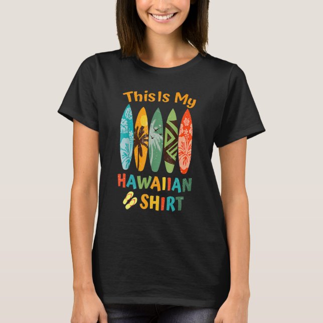Camiseta This Is My Hawaiian Luau.Aloha Hawaii Beach Pineap (Frente)