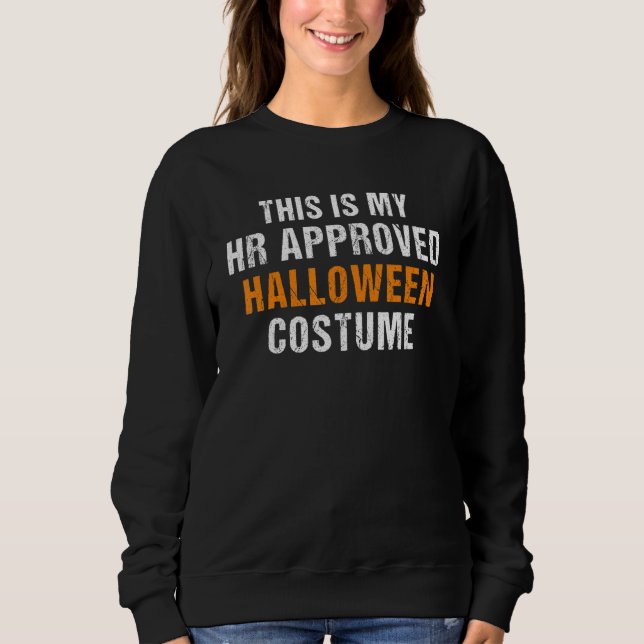 Camiseta This Is My HR Approved Halloween Costume Men Women (Frente)