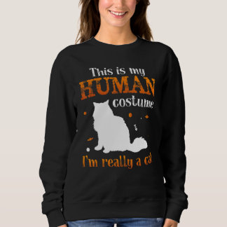 Camiseta THis is my human costume I`m Really A Cat