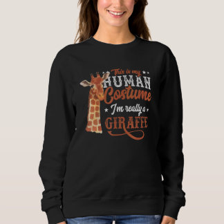Camiseta This Is My Human Costume I'm Really A Giraffe Safa