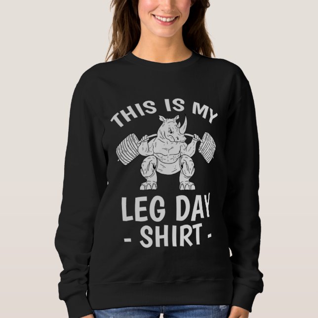 Camiseta This Is My Leg Day Squat Weightlifting for Men Bod (Frente)