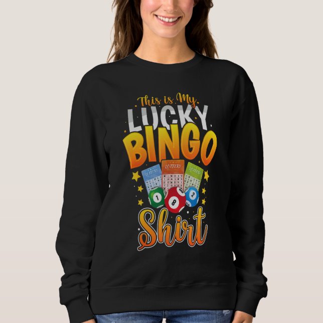 Camiseta This Is My Lucky Bingo     Bingo Player Caller (Frente)