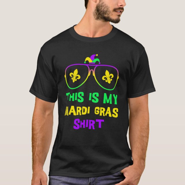 Camiseta This Is My Mardi Gras Outfit Men Women Kids (Frente)