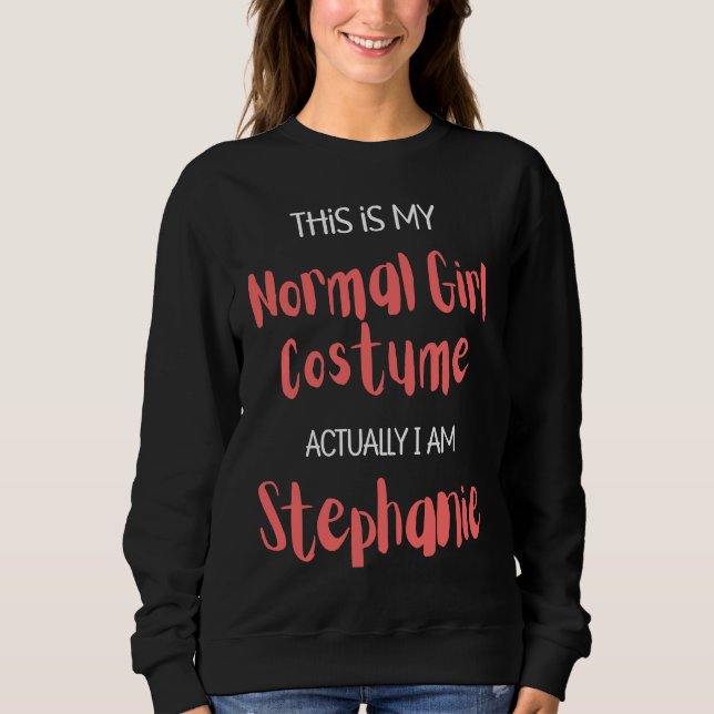 Camiseta This is my Normal Girl Costume actually I am Steph (Frente)