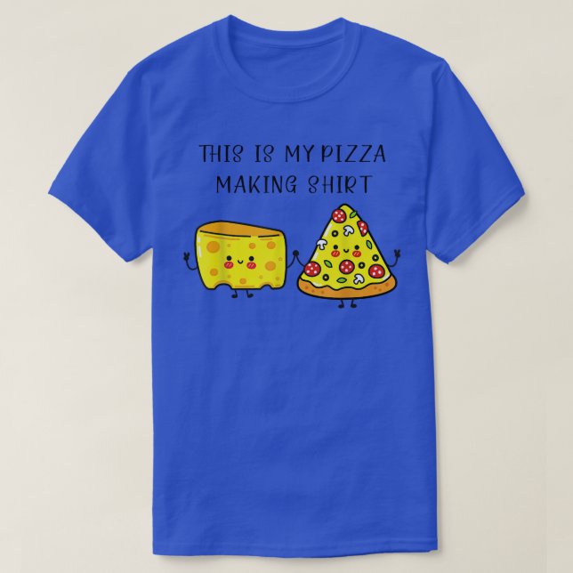 Camiseta This Is My Pizza Making Shirt Pizza Maker5556 (Frente do Design)